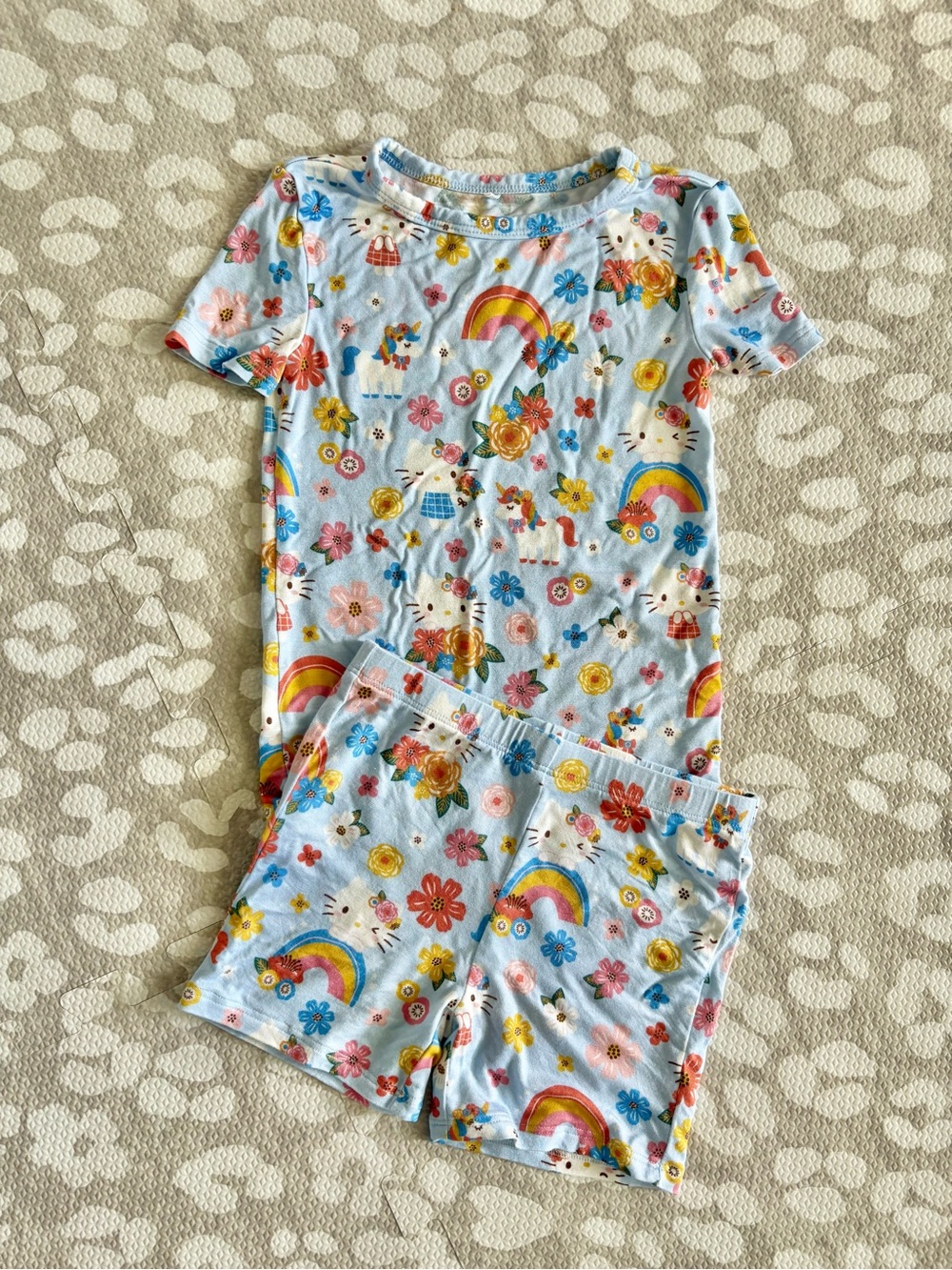 Posh Peanut x HK springtime blue 3-4T pajamas